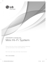 LG MCT436 User manual