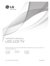 LG 47LS4600 User manual