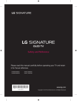 LG OLED65W9PSA User manual