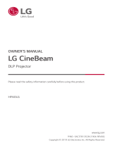 LG HF60LG User manual