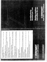 Zerowatt-Hoover LB LP 422 User manual