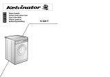Kelvinator LB K 624 T Waschmaschine User manual