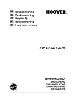 Hoover DDY 65540FAPM-86 User manual