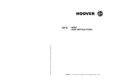 Hoover PCHGH640/1SW User manual