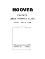 Hoover HBFUP 130 K User manual