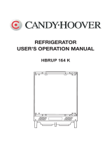 Hoover HBRUP 164 K User manual