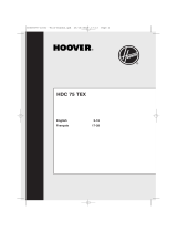 Hoover ABHDC75TEXCH User manual
