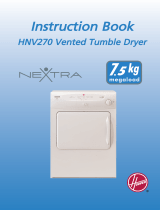 Hoover Nextra HNV270 User manual