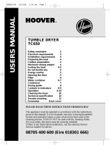 Hoover AB TC650 001 User manual