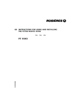 ROSIERES FO FT5583RUV User manual