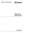 Candy CDF 625 AS AUS User manual