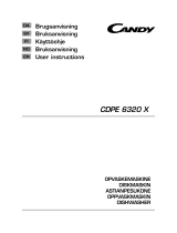 Candy CDPE 6320 X User manual