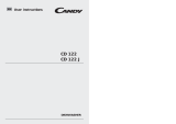 Candy CD 122-80 User manual