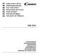 Candy CDS 355 W-47 User manual