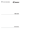 Candy CDS 220X-80 User manual