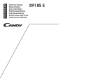 Candy LS DFI 85 S User manual