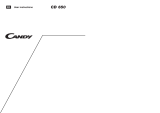 Candy LS CD 650 UK User manual