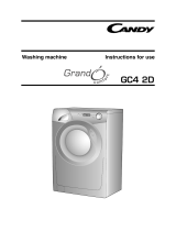 Candy GC4 1472D1S/1-80 User manual