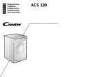 Candy LBAC 130PFR User manual