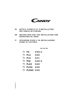 Candy PC PLA631 X User manual