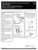 GE WCCB1030DWC Installation guide