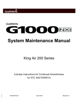 Garmin G1000 NXi - Beechcraft King Air 200/A200/B200 Operating instructions