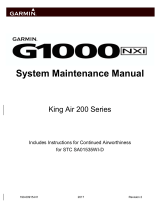 Garmin G1000 NXi - Beechcraft King Air 200/A200/B200 Operating instructions