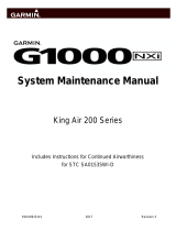 Garmin G1000 NXi - Beechcraft King Air 200/A200/B200 Operating instructions