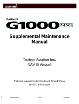 Garmin G1000 NXi - Cessna 182T/T182T/J182T Nav III Operating instructions