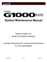 Garmin G1000 NXi: Cessna Citation Mustang Owner's manual