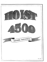 HoistFitness H-4500 Owner's manual