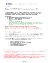 Yamaha HTR-3063 User manual