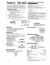 Roland DR-80C Owner's manual