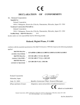 Roland F-140R Owner's manual