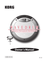 Korg WAVEDRUM Owner's manual