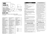 Korg KDM-3 Owner's manual