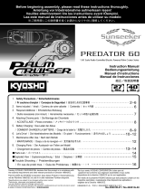 Kyosho Sunseeker Palm Cruiser Serie Owner's manual