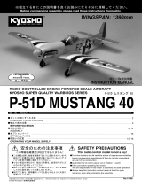 Kyosho P-51D Mustang 40 User manual