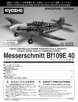 Kyosho MESSERSCHMITT Bf109E 40(No.11807) User manual