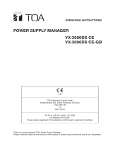 TOA VX-3000DS CE/CE-GB User manual