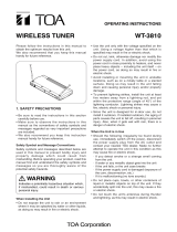 Optimus WT-3810 C05UK User manual
