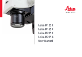 Leica Microsystems M125 C User manual