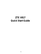 ZTE V817 User manual