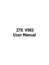 ZTE V983 User manual