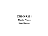 ZTE R221 User manual