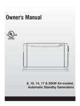 Generac 8 kW 0058700 User manual