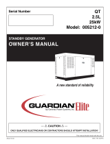 Generac 25 kW 0052120 User manual