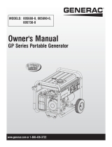 Generac GP5500 0057380 User manual