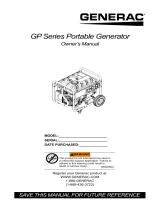 Generac GP7500E G0059437 User manual