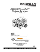 Generac RS8000E G0079510 User manual